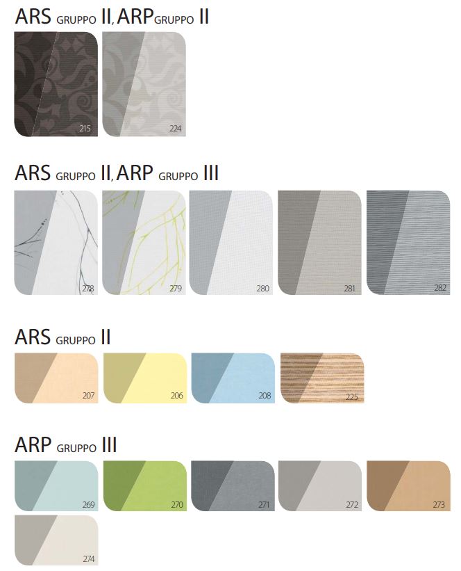 Tenda standard ARS Fakro colori 2